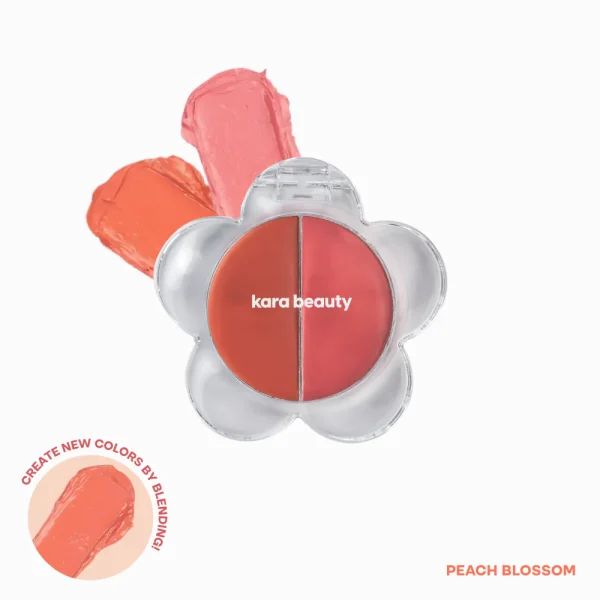 flora flush lip and cheek kara beauty bálsamo labios y mejillas kara beauty rubor en crema flora flush lip and cheek balm kara beauty