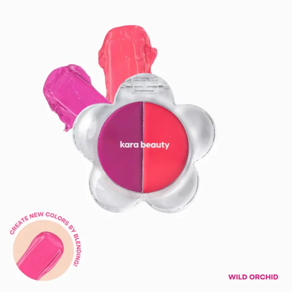 flora flush lip and cheek kara beauty bálsamo labios y mejillas kara beauty rubor en crema flora flush lip and cheek balm kara beauty